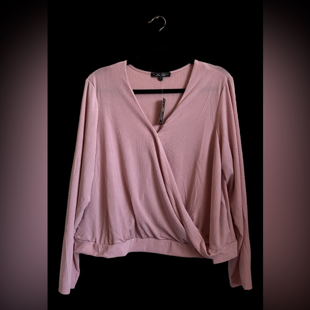 NWT Miss Lili Crossover Top 2X